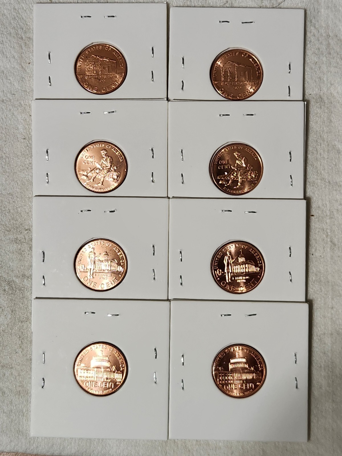 2009 Lincoln Bicentennial  Penny P & D From Mint Rolls 8 Coins
