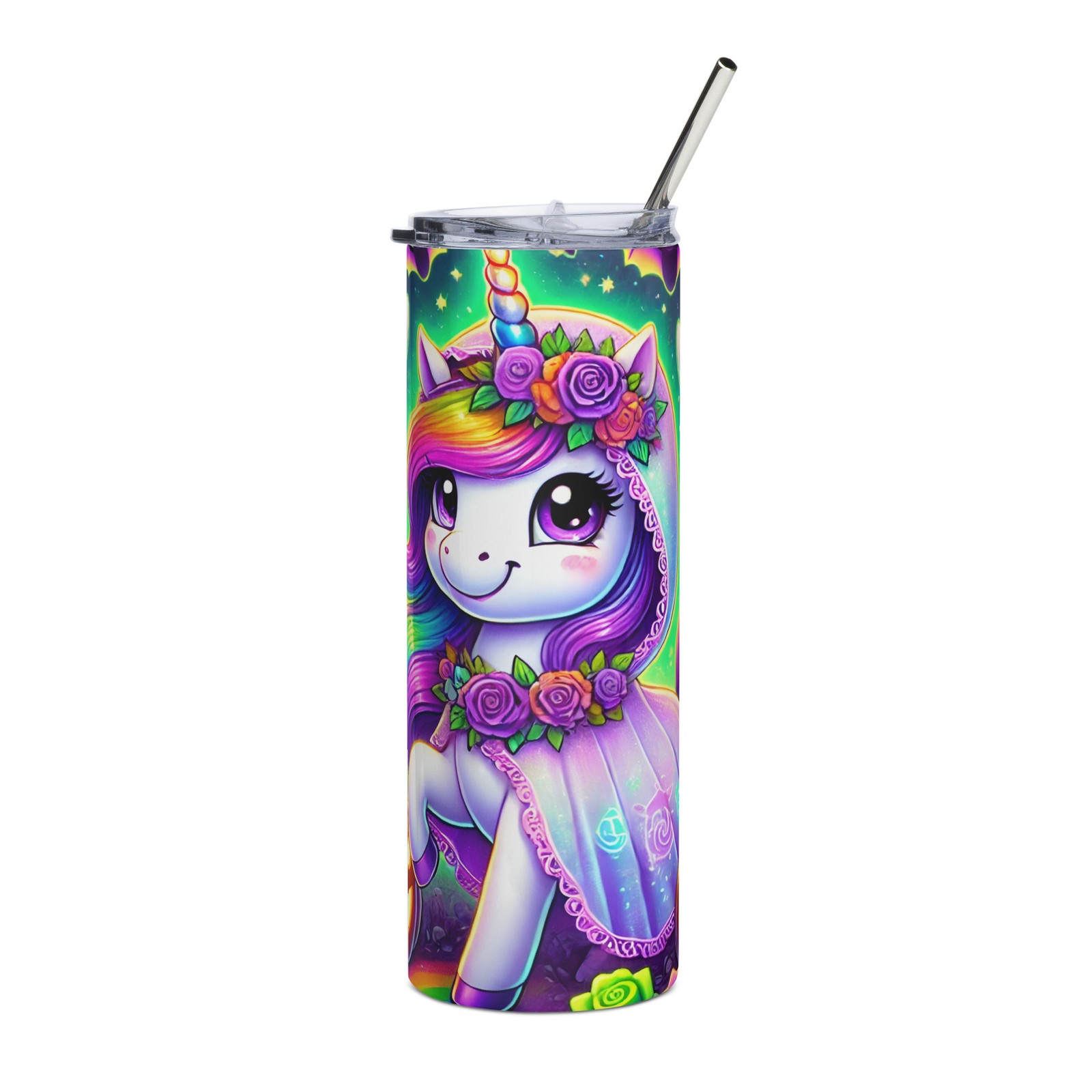 Unicorn Trick & Treat Stainless steel tumbler