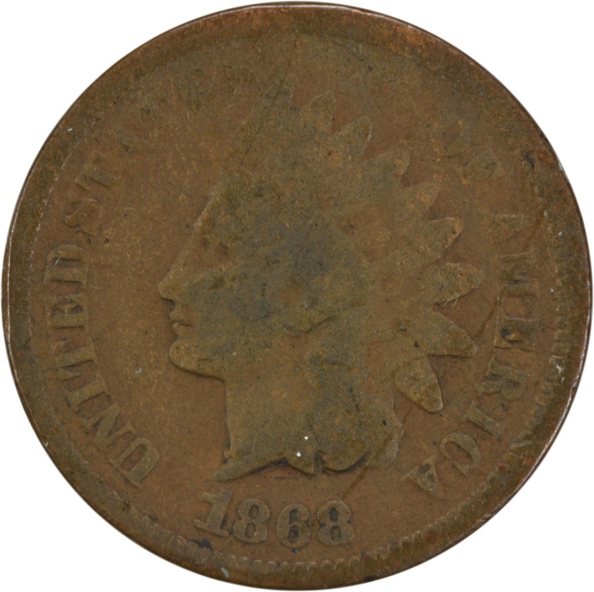 1868 Indian Cent G Uncertified #906