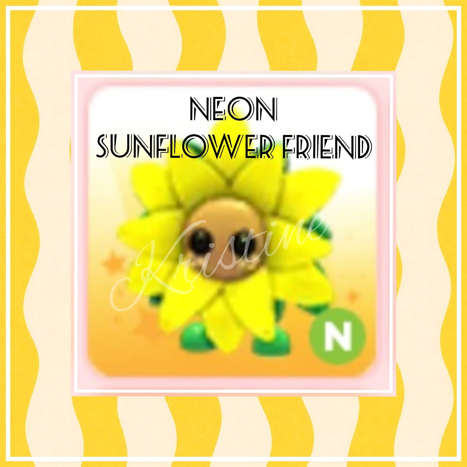 🌺 Adopt (All Stuff FRM Me) Today! 🌺 🌟Rare🌟 Neon 🌻 Sunflower Friend 🌻