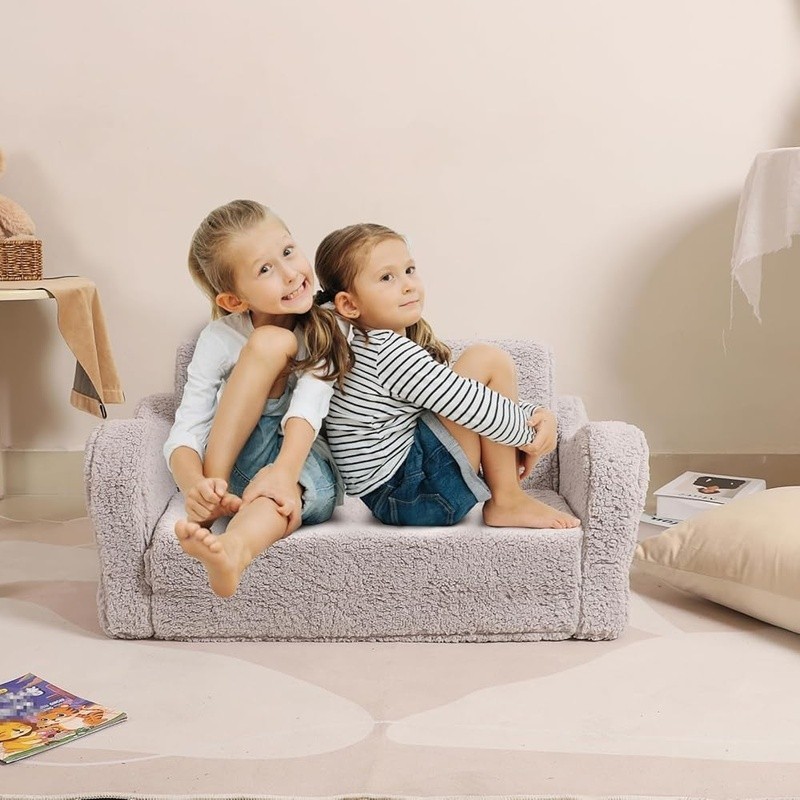 Kids Sofa Chair Flip Open Design Comfy Nap Pad Lightweight Safe Unique Gift New
