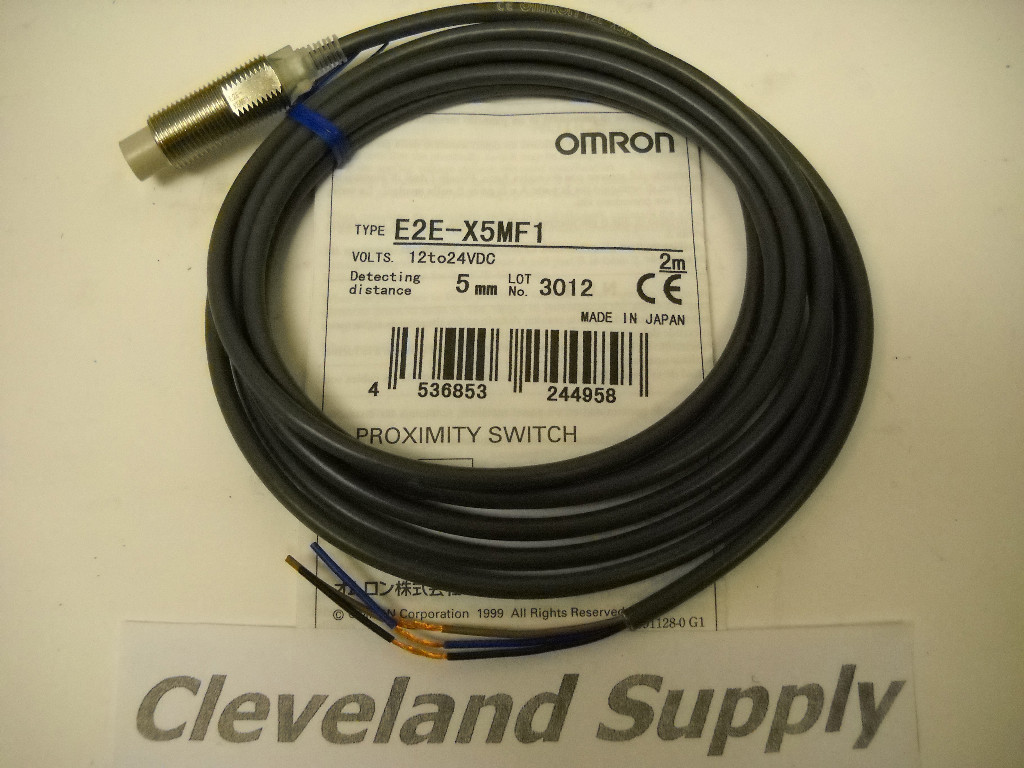 OMRON E2E-X5MF1 PROXIMITY SWITCH 5MM 12-24 VDC  NEW CONDITION NO BOX