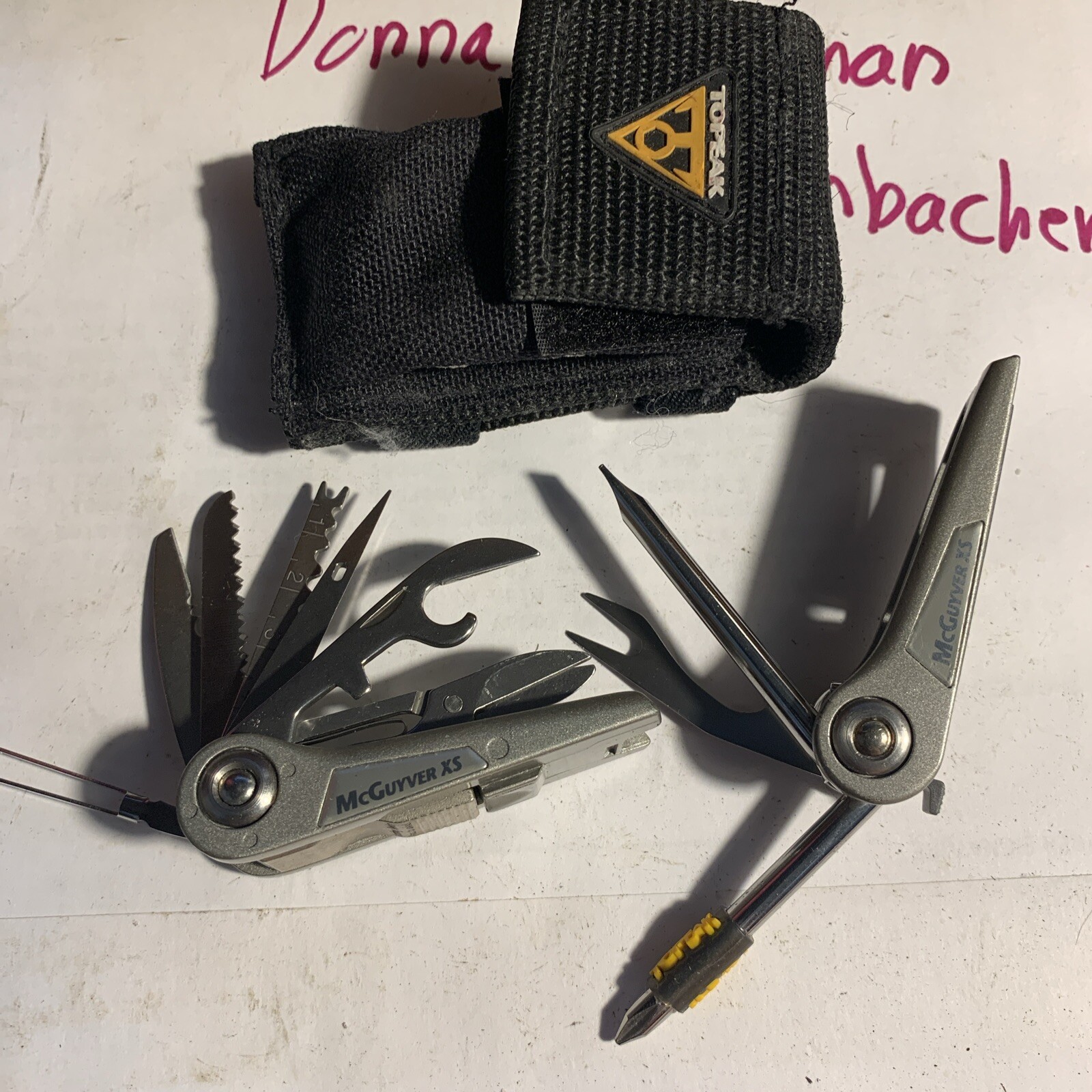 TOPEAK McGUYVER XS Multi-Tool Micro Mini  Cycling Hiking MTB Camping Eddie Bauer