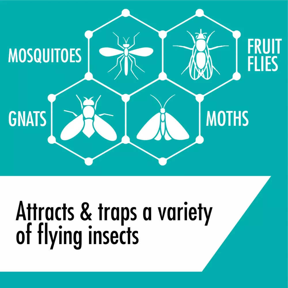 STEM ATTRACTS TRAPS FLYING INSECTS LIGHT TRAP REFILLS 2-PACK REFILL CARTRIDGES
