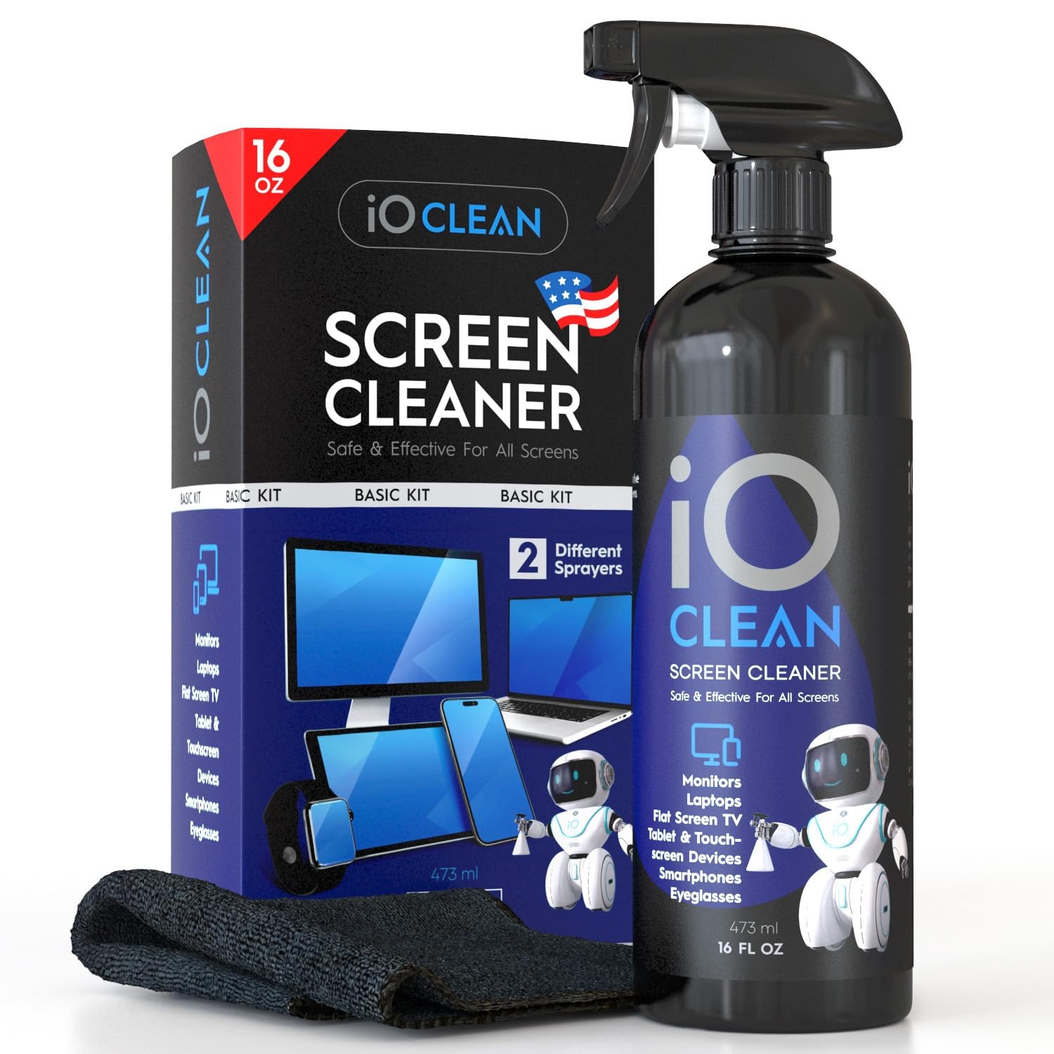 Screen Cleaner Spray (16oz - 473ml) – Best Large Cleaning Kit