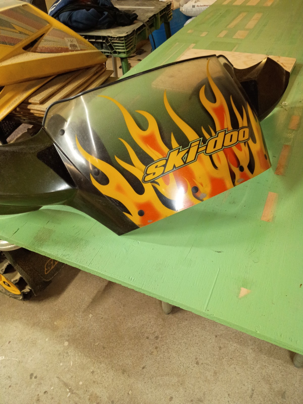 2006 Skidoo Mxz 600 Ho Snowmobile Windshield With Hand Guards