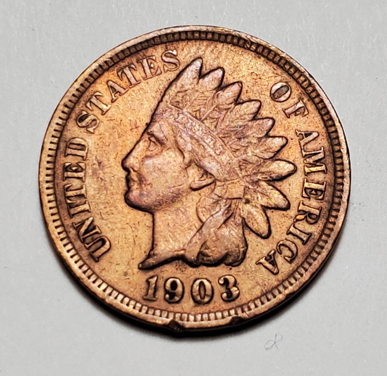 1903 INDIAN HEAD CENT  PENNY LIBERTY CLEANED #C9621