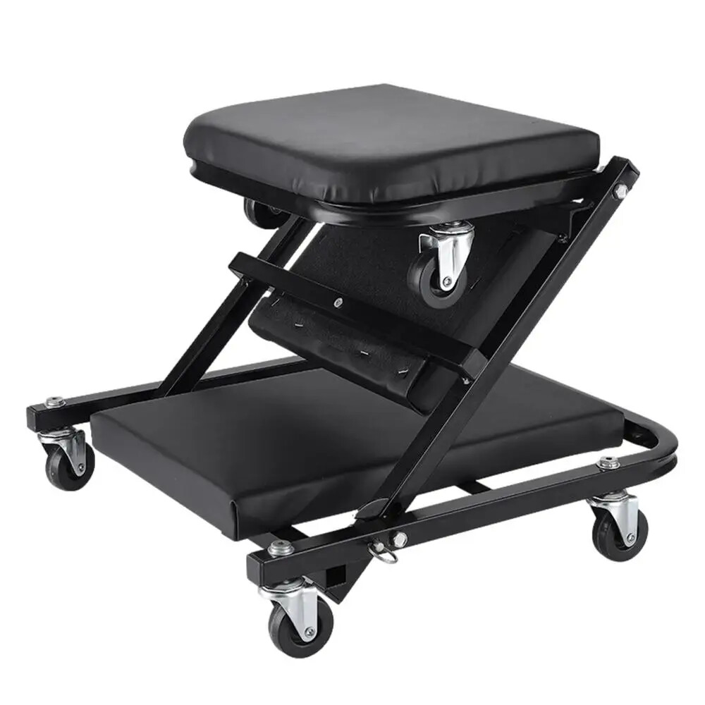 36-inch Folding Car Repair Bed Auto Maintenance Work Bench Chair Workshop Roller