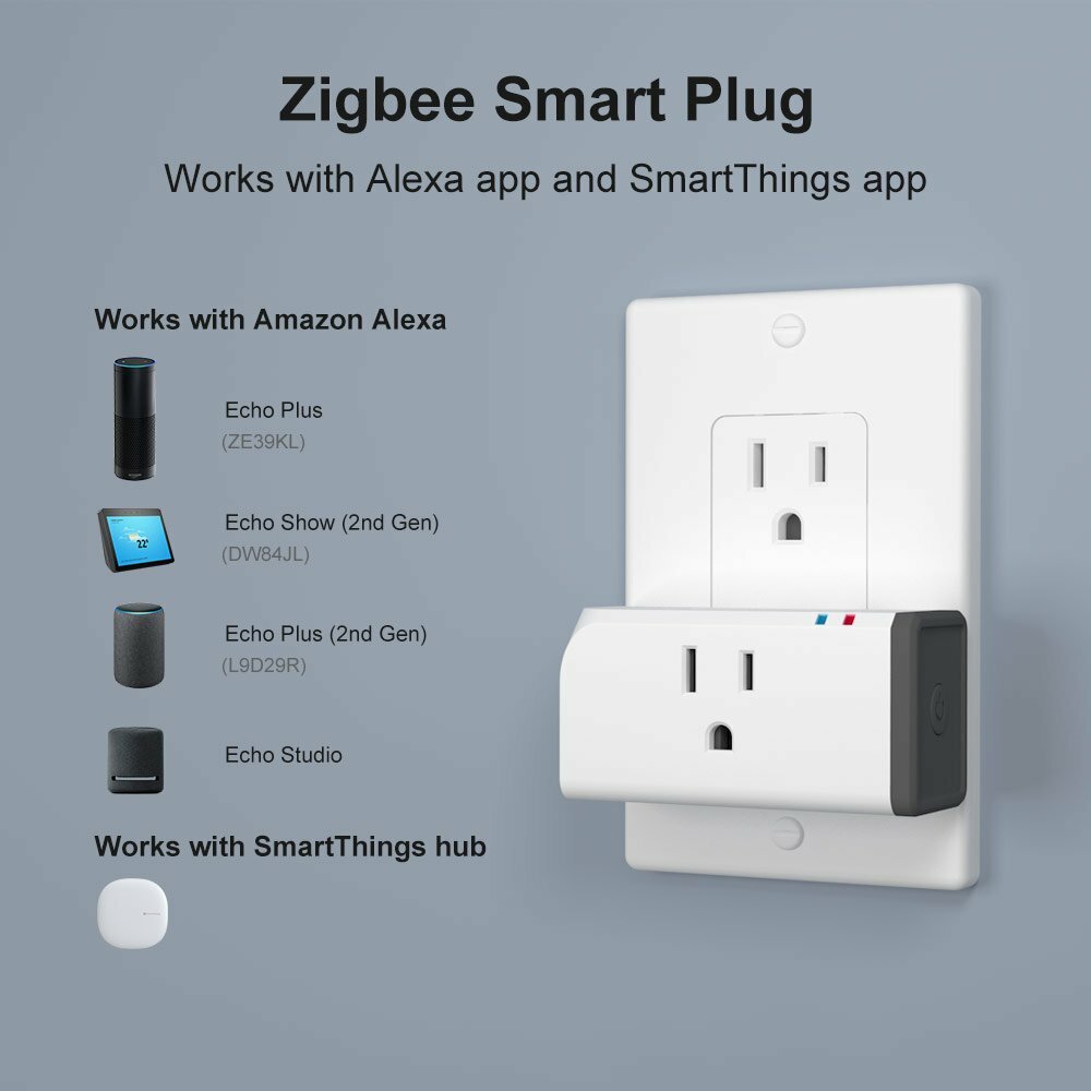 2Pack SONOFF Zigbee Smart Socket Plug APP Voice Remote Control Switches S31 Lite