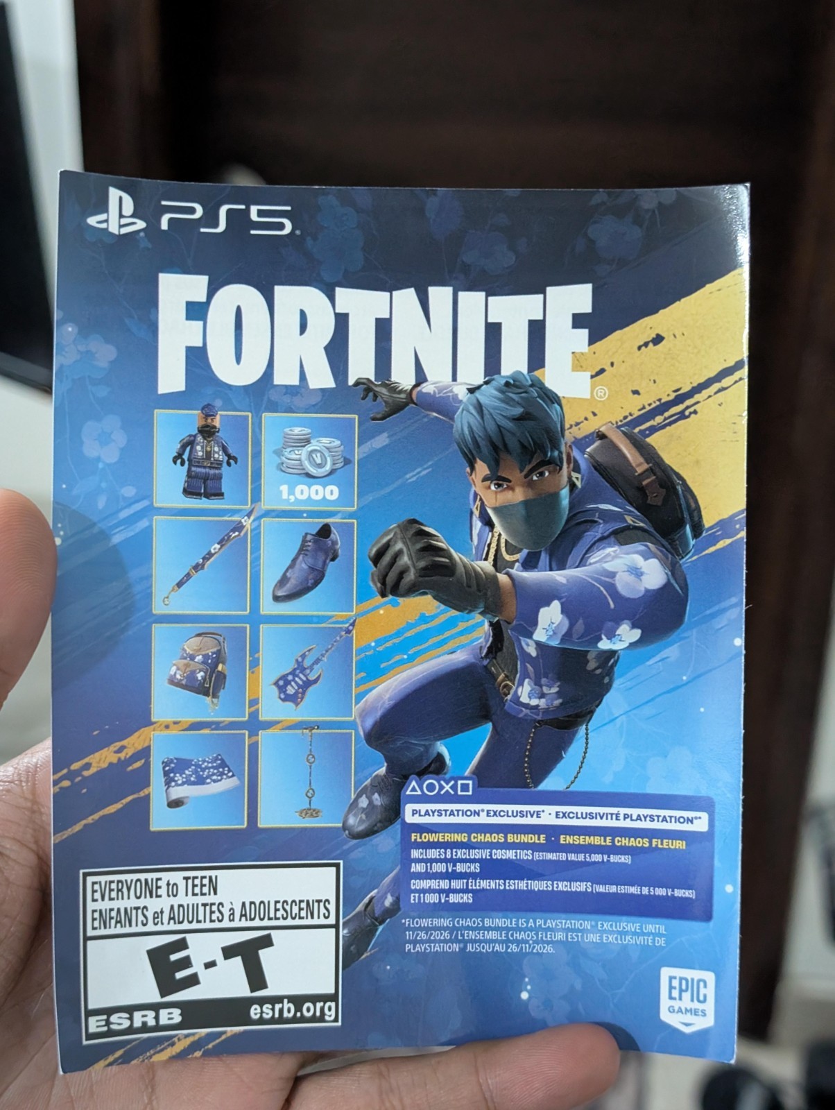 [Trusted Seller] Fortnite Game Digital Code Flowering Chaos + 1000 V Bucks