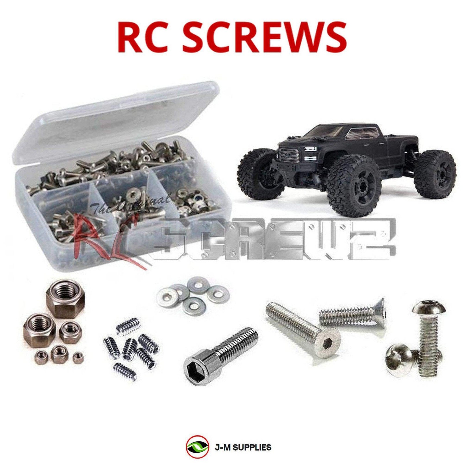 RCScrewZ Stainless Screw Kit ara046 for Arrma Big Rock 3s 4x4 ARA4312V3 | SET