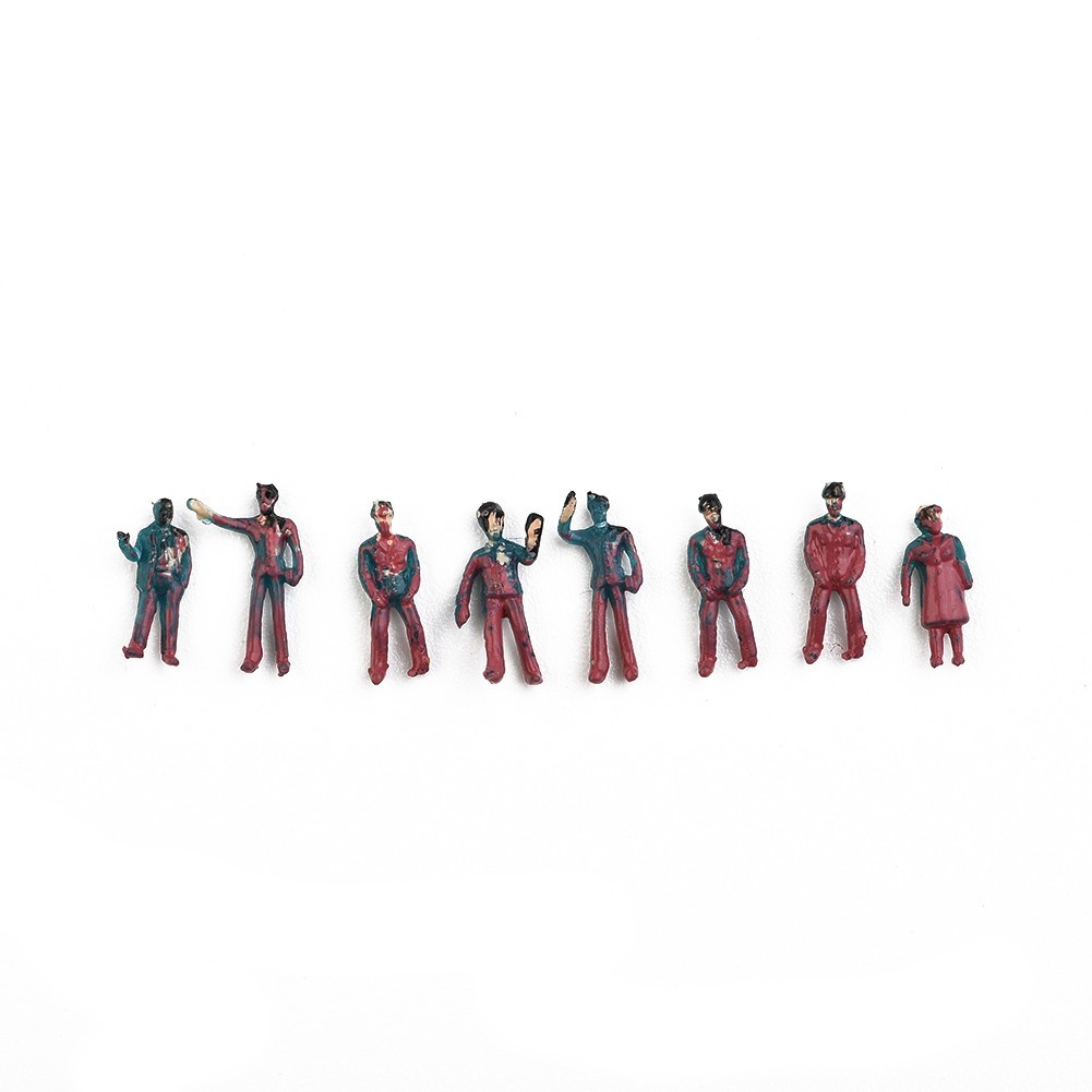 Painted Figures Miniature Passerby 1:200 Scale Color Model People Standing