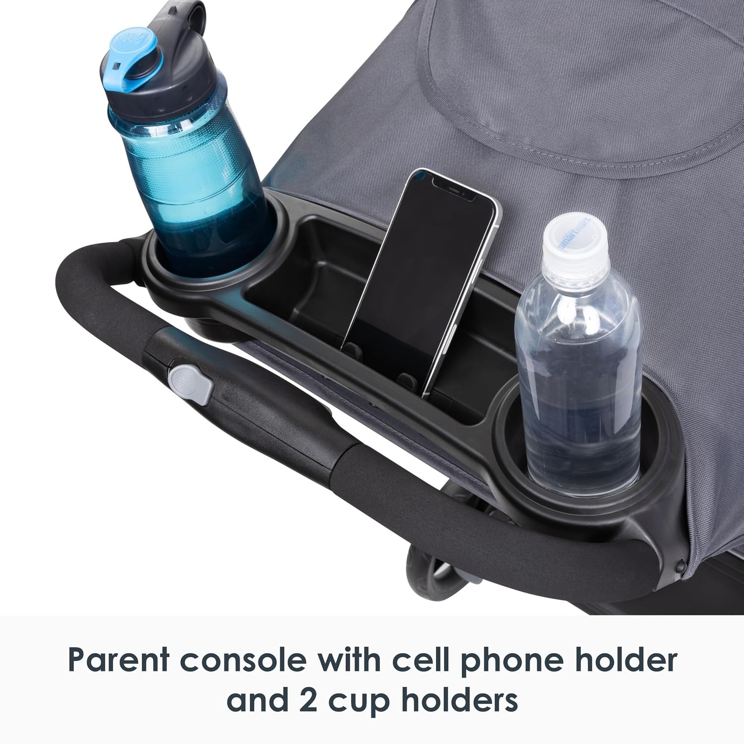 Sit N Stand Double Stroller Dash Grey Foldable Lightweight Travel Friendly