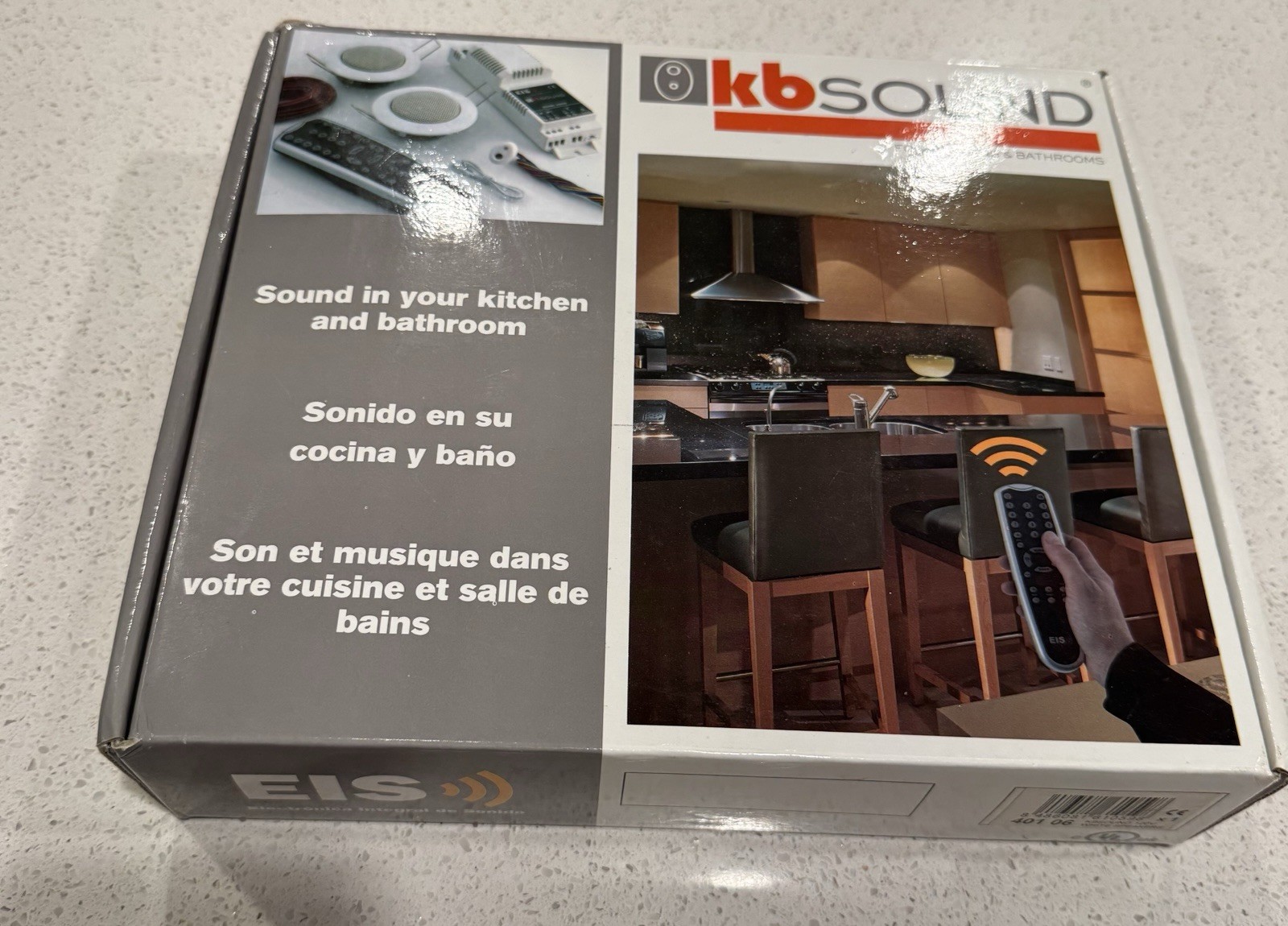 Built In FM Sound System For Kitchen or Bathroom.