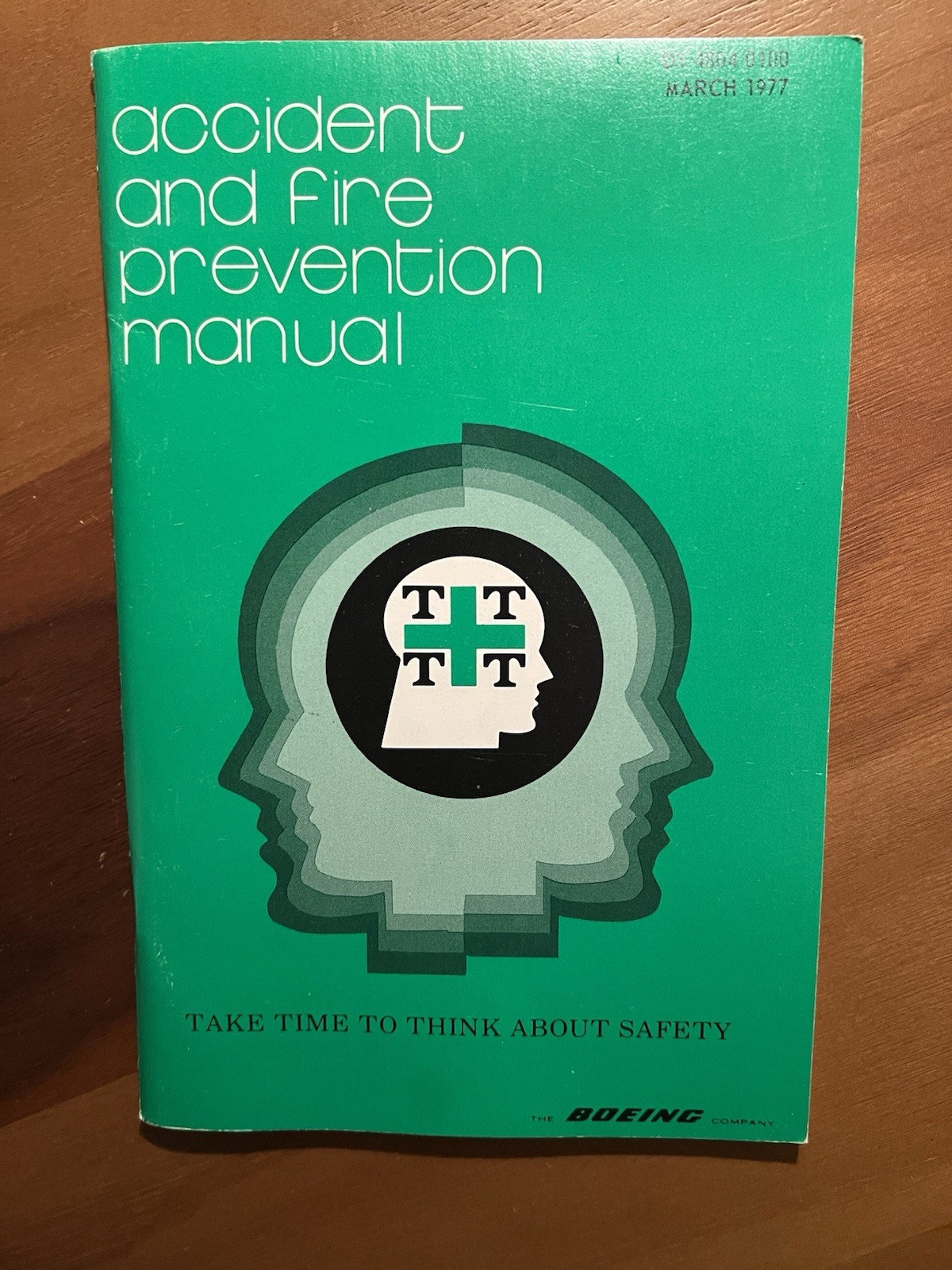 Boeing Accident and Fire Prevention Manual March 1977 D1 4804 0100 Vintage READ