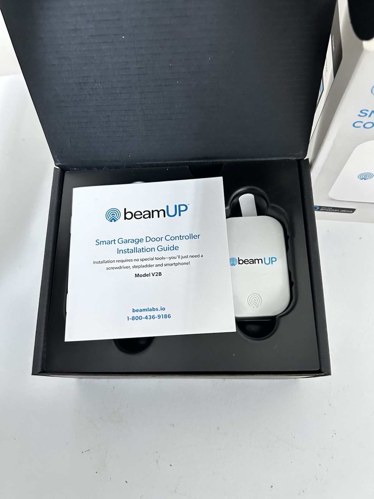 New BEAMUP Smart Garage Door Controller & Wireless Door Sentry, Model V2B