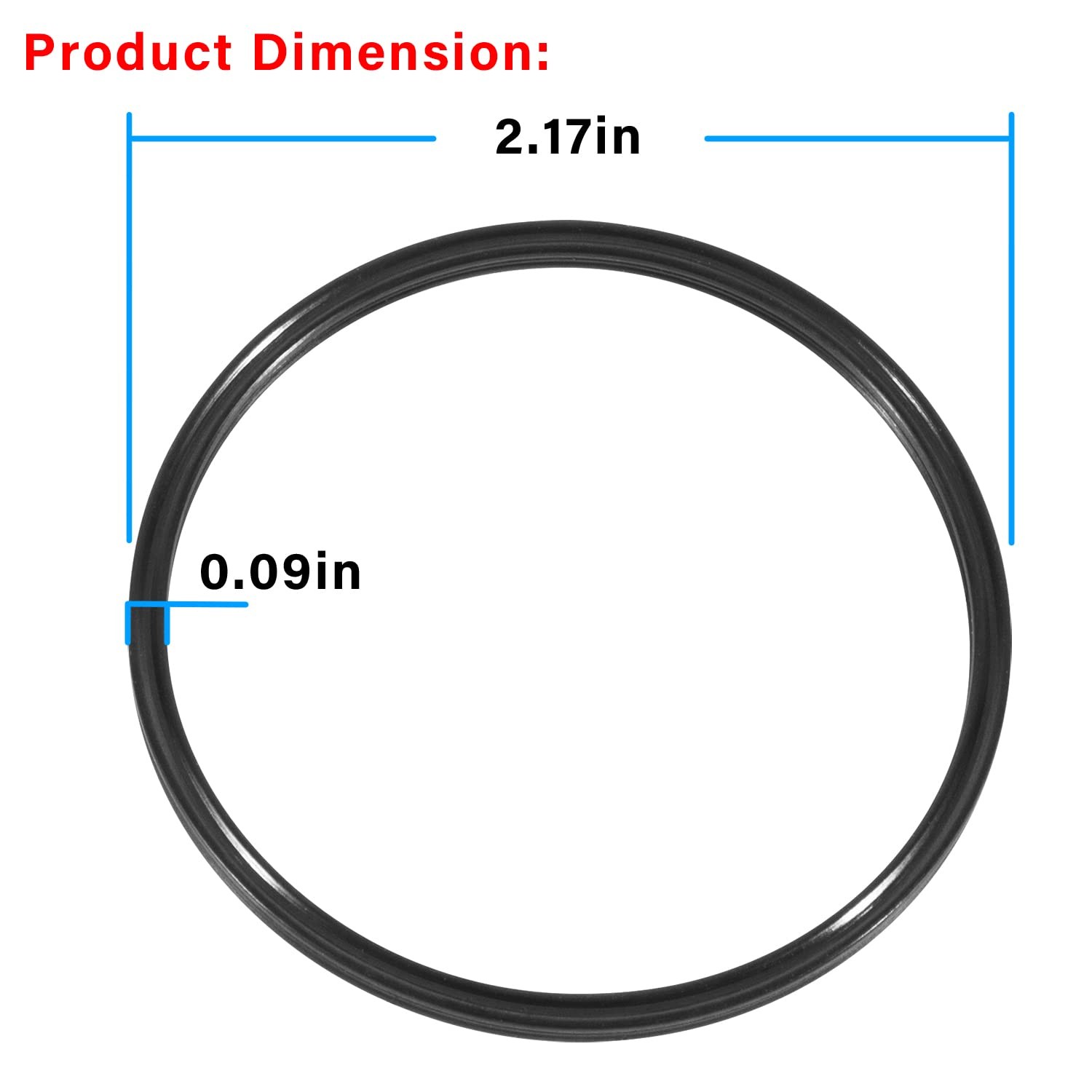 Replacement for Paramount 005-552-0142-00 Rotating Fixed Nozzle O-Ring 4-Pack