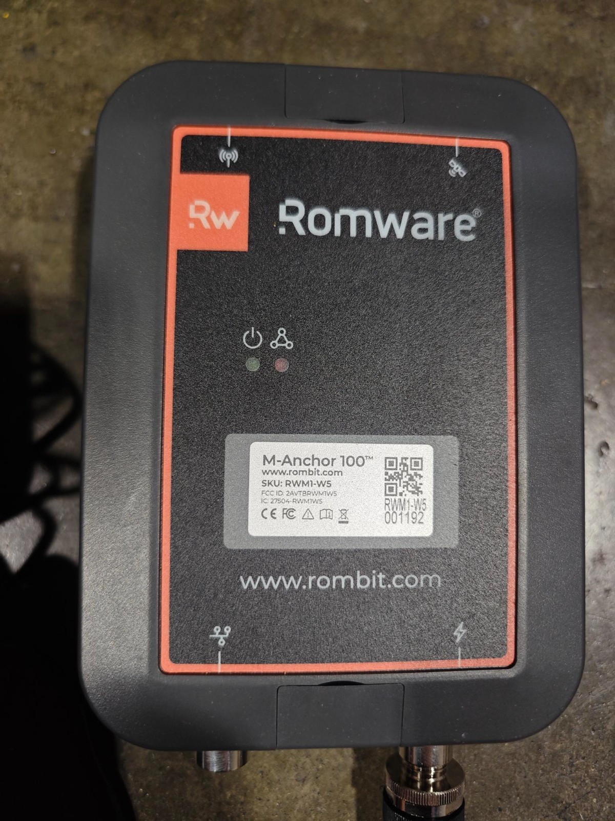 Rombit Romware M-Anchor 100 for Mobile signature equipment tracking device