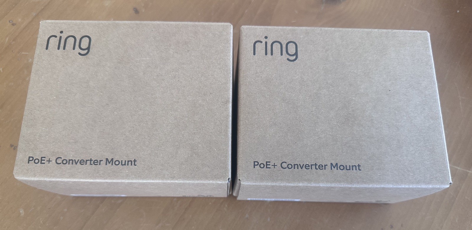 2 WHITE RING PoE+ Converter Mounts Sealed/Unopened