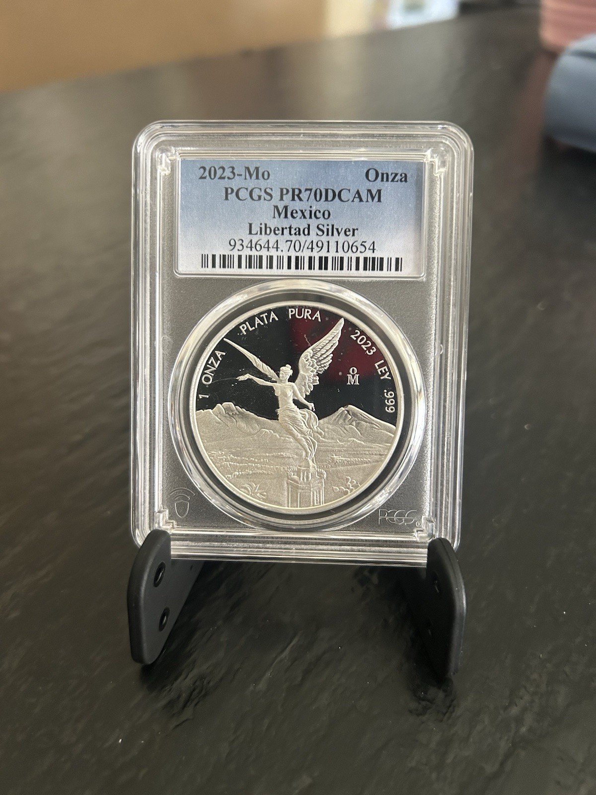 2023 PCGS PR70DCAM Libertad Silver 1 Onza Coin Mexico .999 Fine Uncirculated