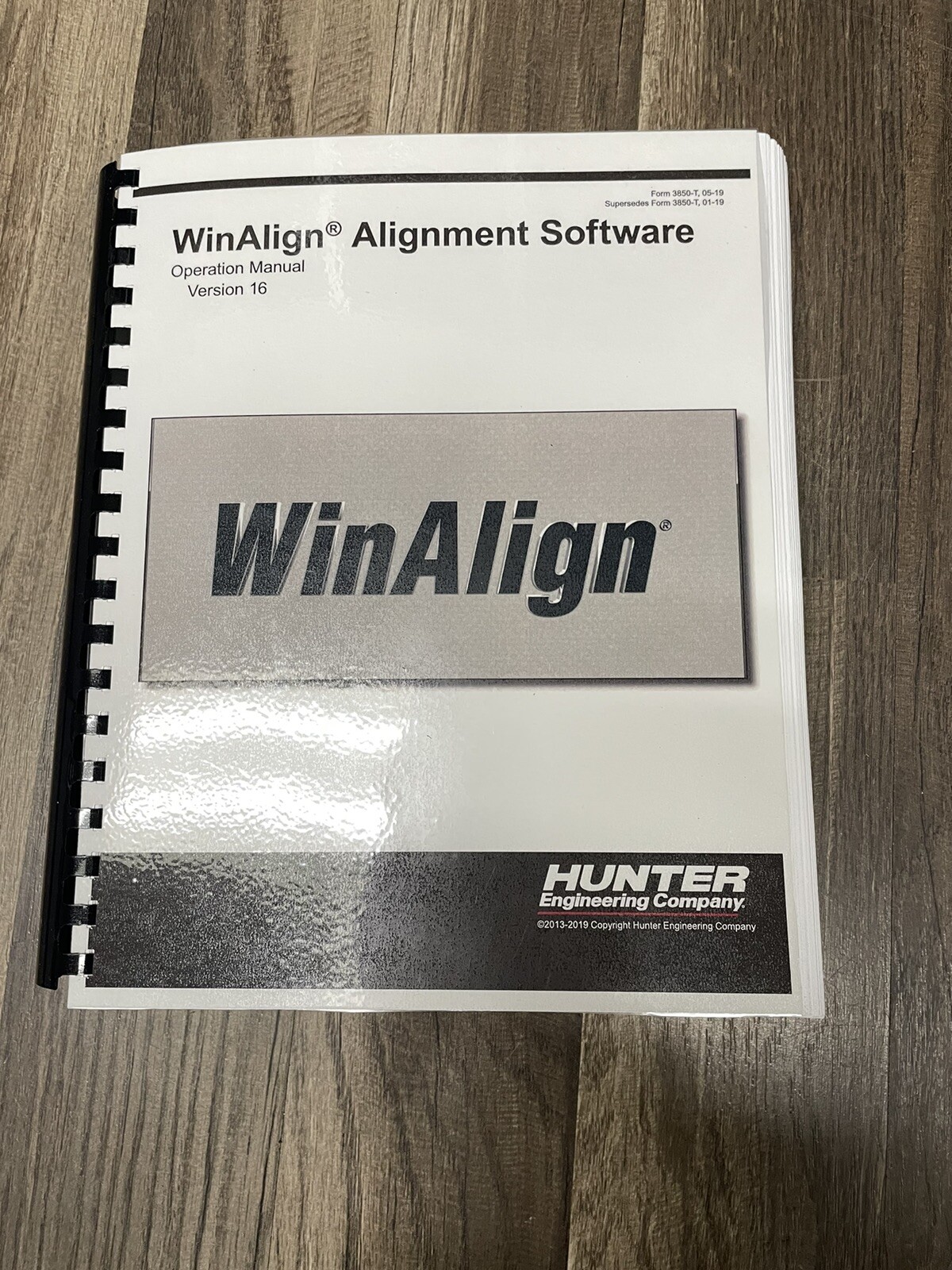 Hunter Engineering WinAlign Alignment Software Version 16 Manual