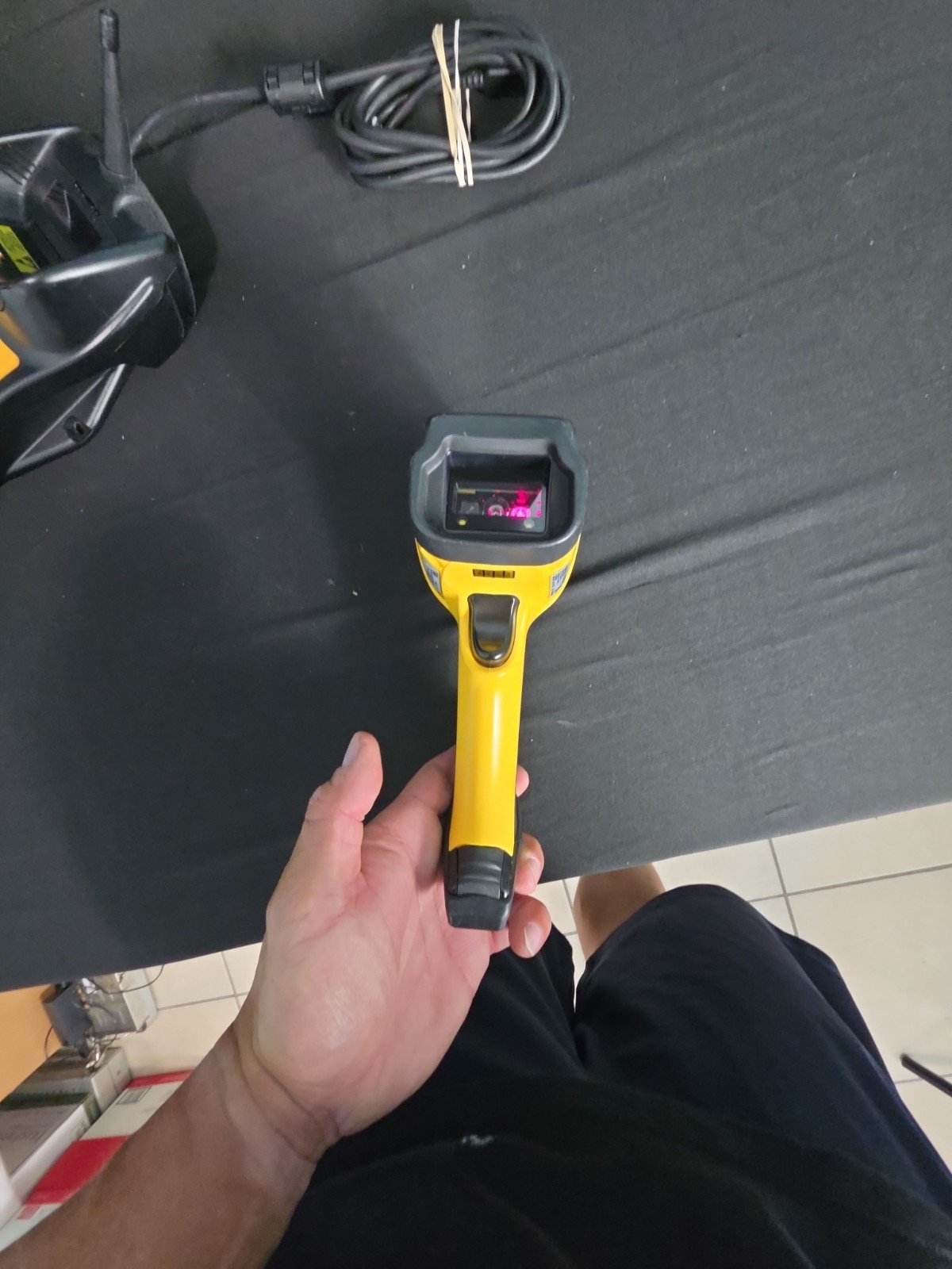 Datalogic PowerScan PM9500 Handheld Industrial Wireless Barcode Scanner Base Kit