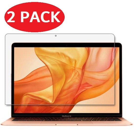 (2 Pack) Screen Cover for MacBook Air 13"/Pro 13 Screen Protector Tempered Glass