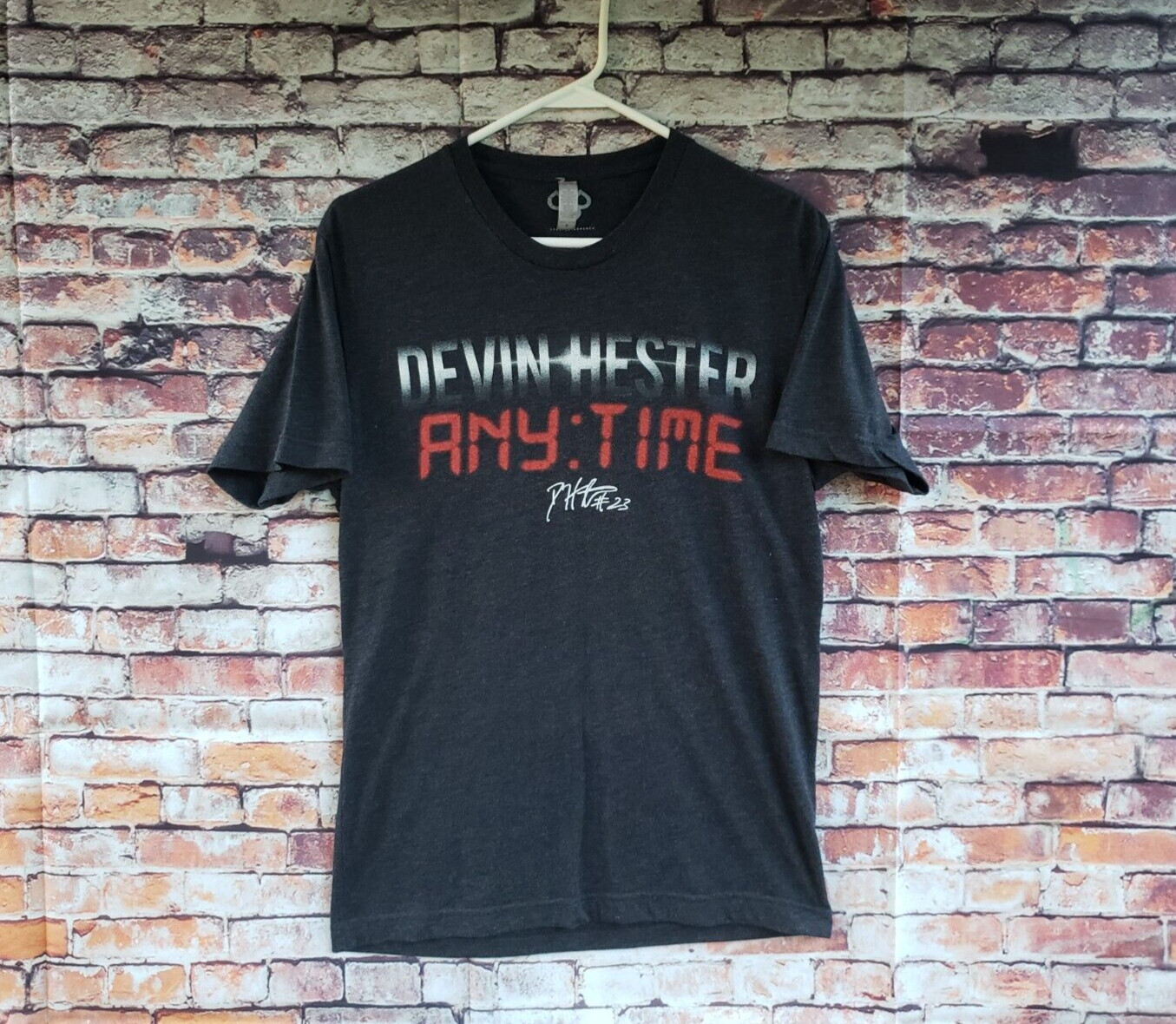 🔥 Devin Hester Anytime Pro Player Merch Gray Shirt Men's Small Chicago Football