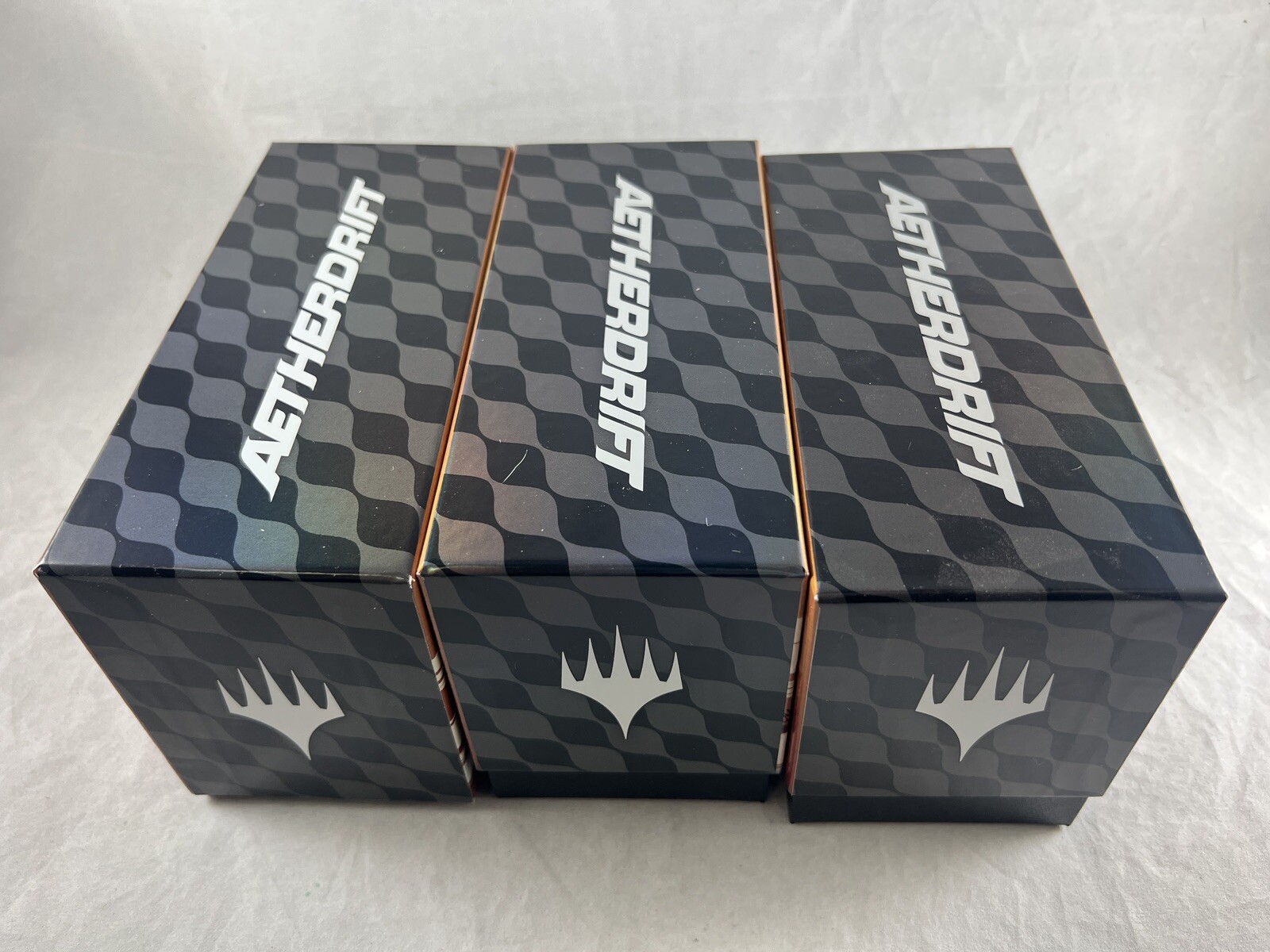 3x MTG Aetherdrift Finish Line Bundle Storage Box (empty)
