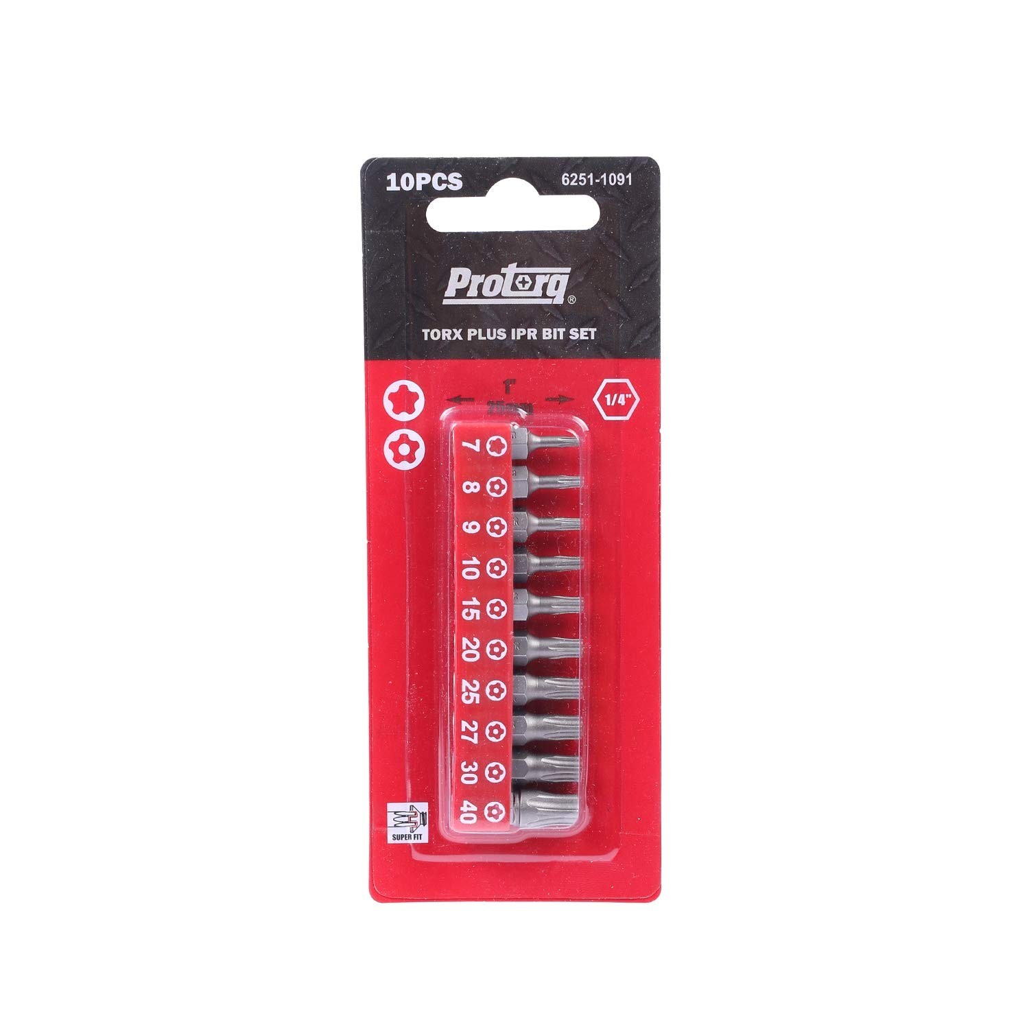 TORX PLUS IPR, Torx Plus 5-Point Tamper-Proof Security Bits (IPR 7-IPR 40), 2...