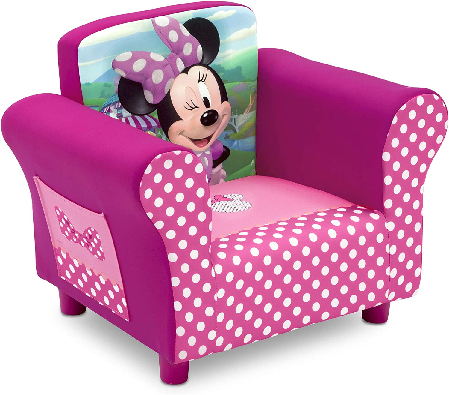 ELEGANTE Silla Tapizada Ninos Sillon Regalo Acolchado Sala Estar Facil Limpiar