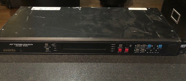 Evertz 5150 After Burner Time Code Device