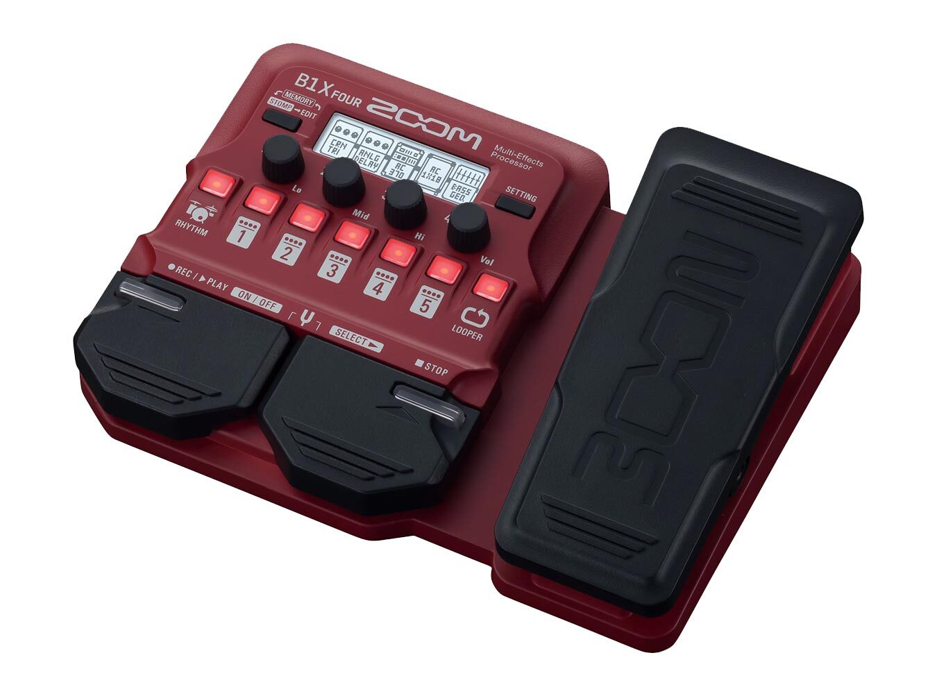 Zoom B1X FOUR Bass Multi-FX Processor Pedal EFFECTS - NEW - PERFECT CIRCUIT