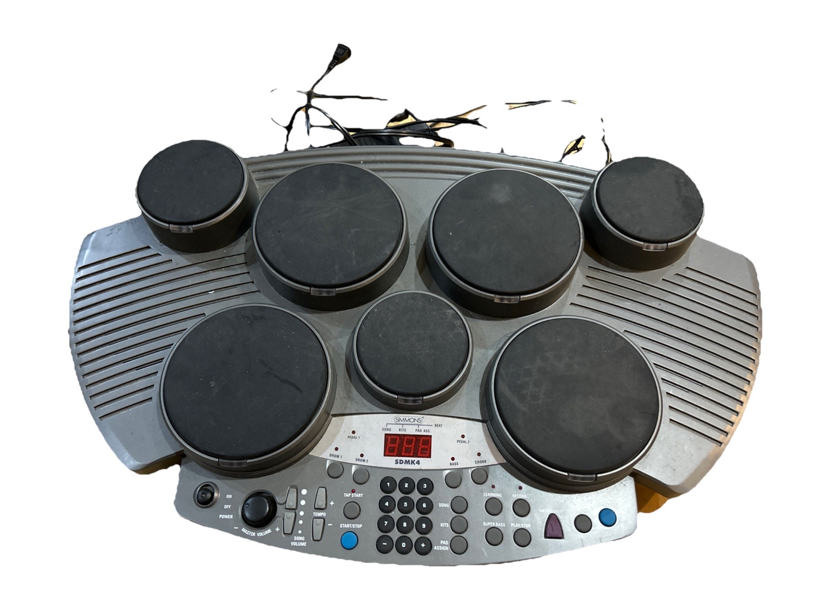 Digital Drum Simmons SDMK4 Missing Pedals! Pedals -Tested Electronic Kit Set