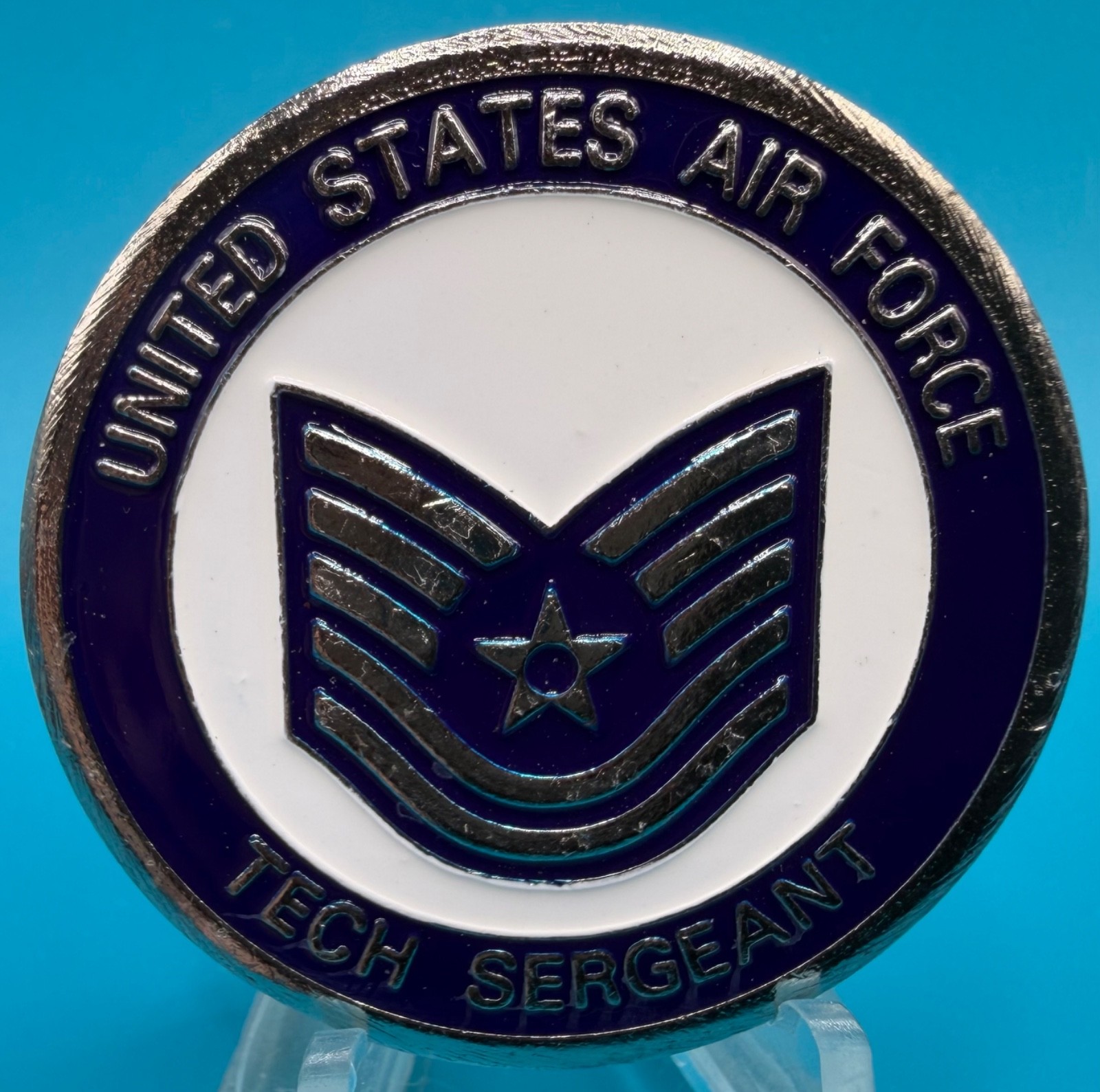 USAF Tech Sergeant E-6 U.S. Air Force Quality Military Challenge Coin
