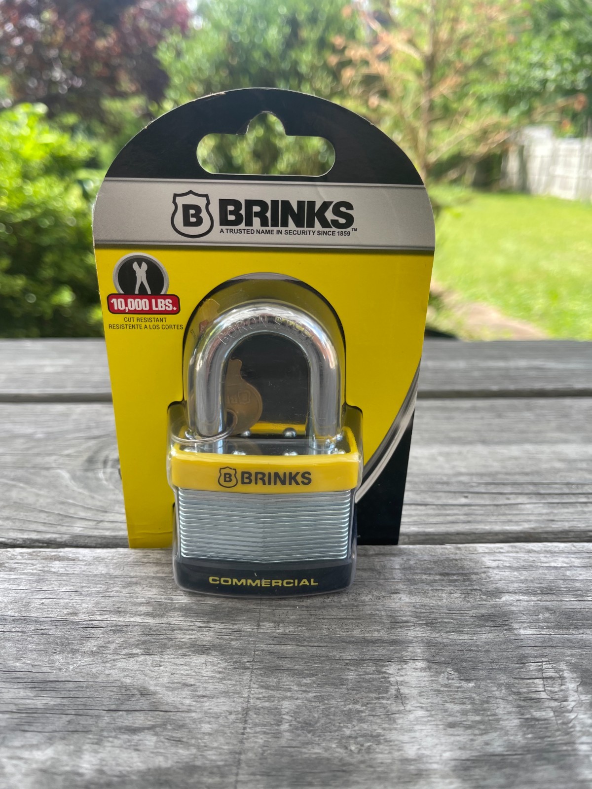 BRINKS ProMax Security Commercial Grade Boron Steele Pad Lock 662-50091 NIB
