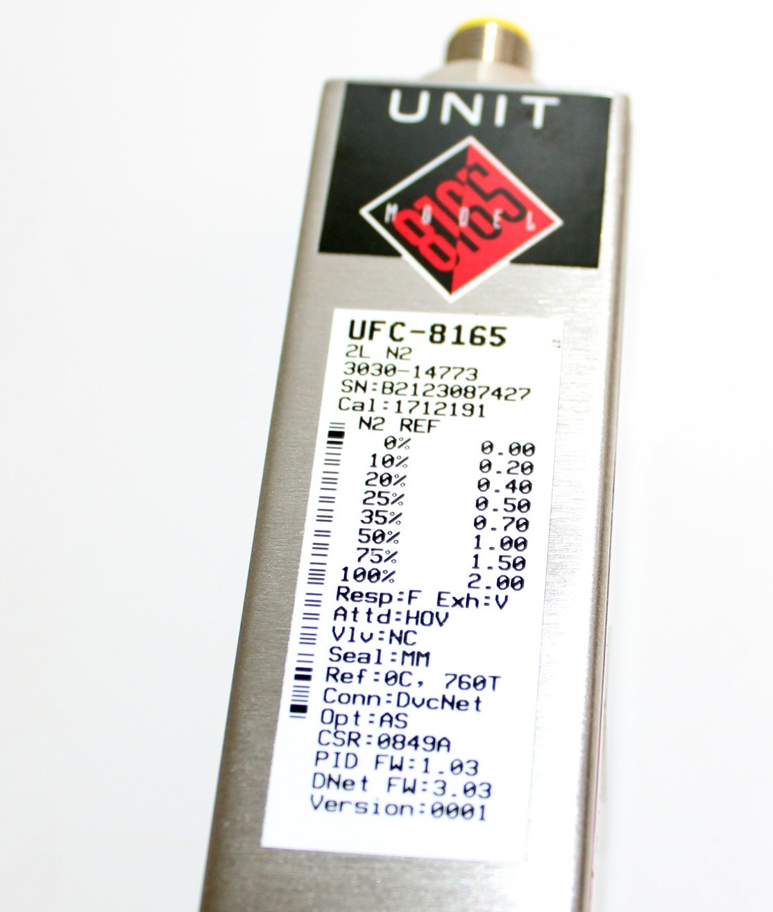Celerity Unit UFC-8165 3030-14773 Mass Flow Controller (NEW)