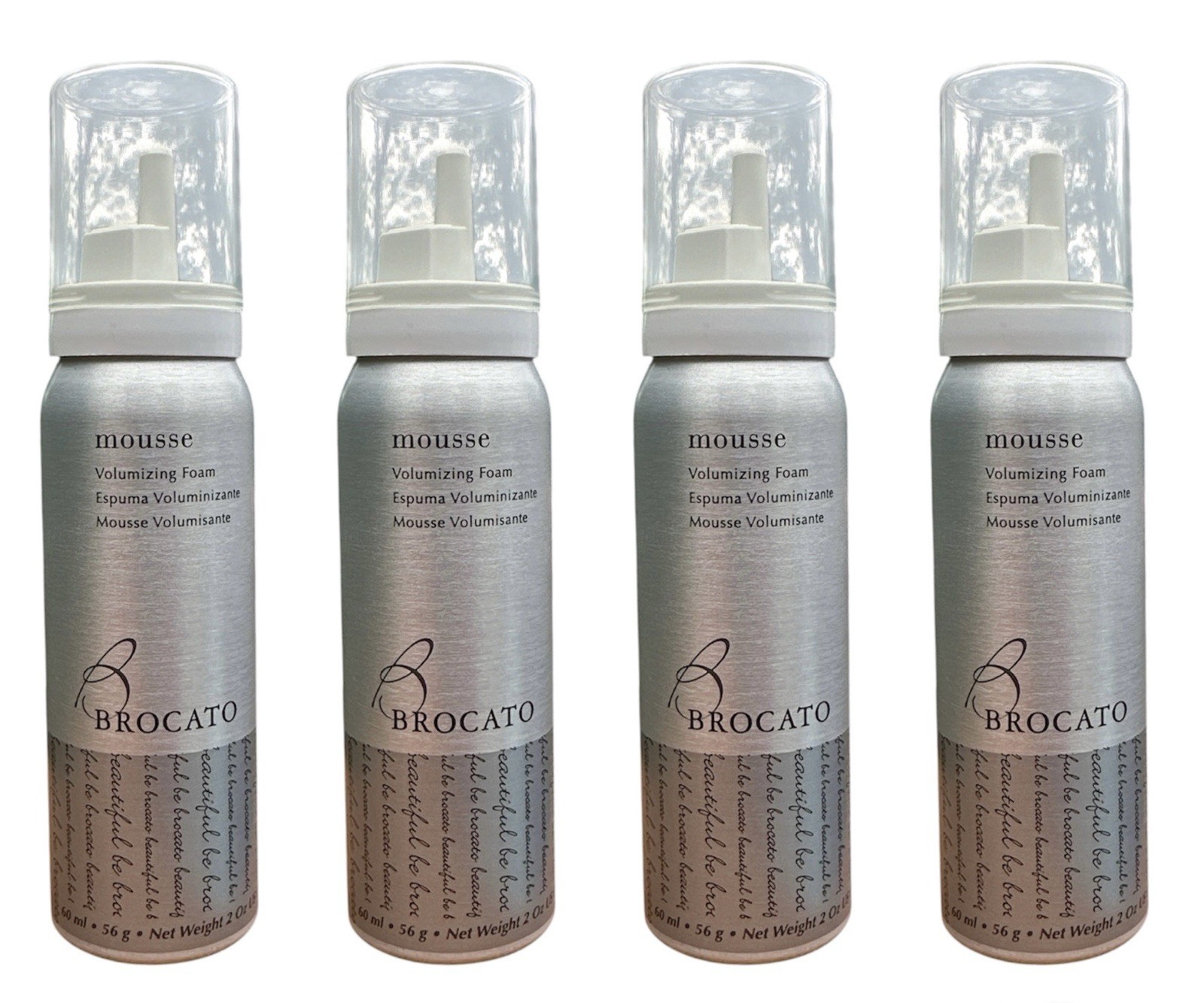 Brocato Mousse Volumizing Foam 2 oz Travel Size (Pack of 4)