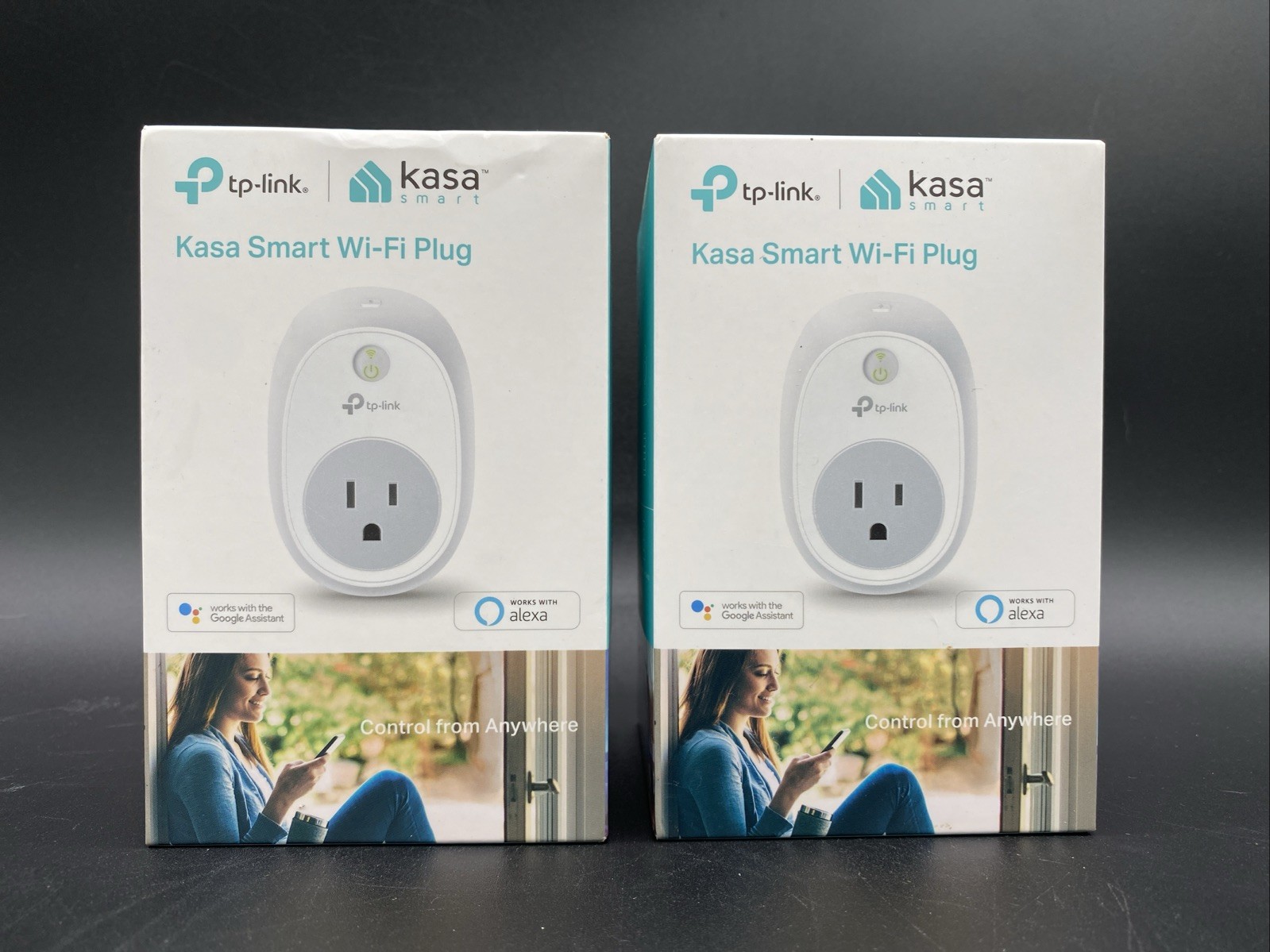 2 TP-Link HS100 Wi-Fi Smart Plug Kits (Works with Alexa & Google)  NEW/SEALED