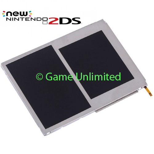 New OEM Original Nintendo 2DS Replacement TOP & BOTTOM LCD Upper Lower Screen