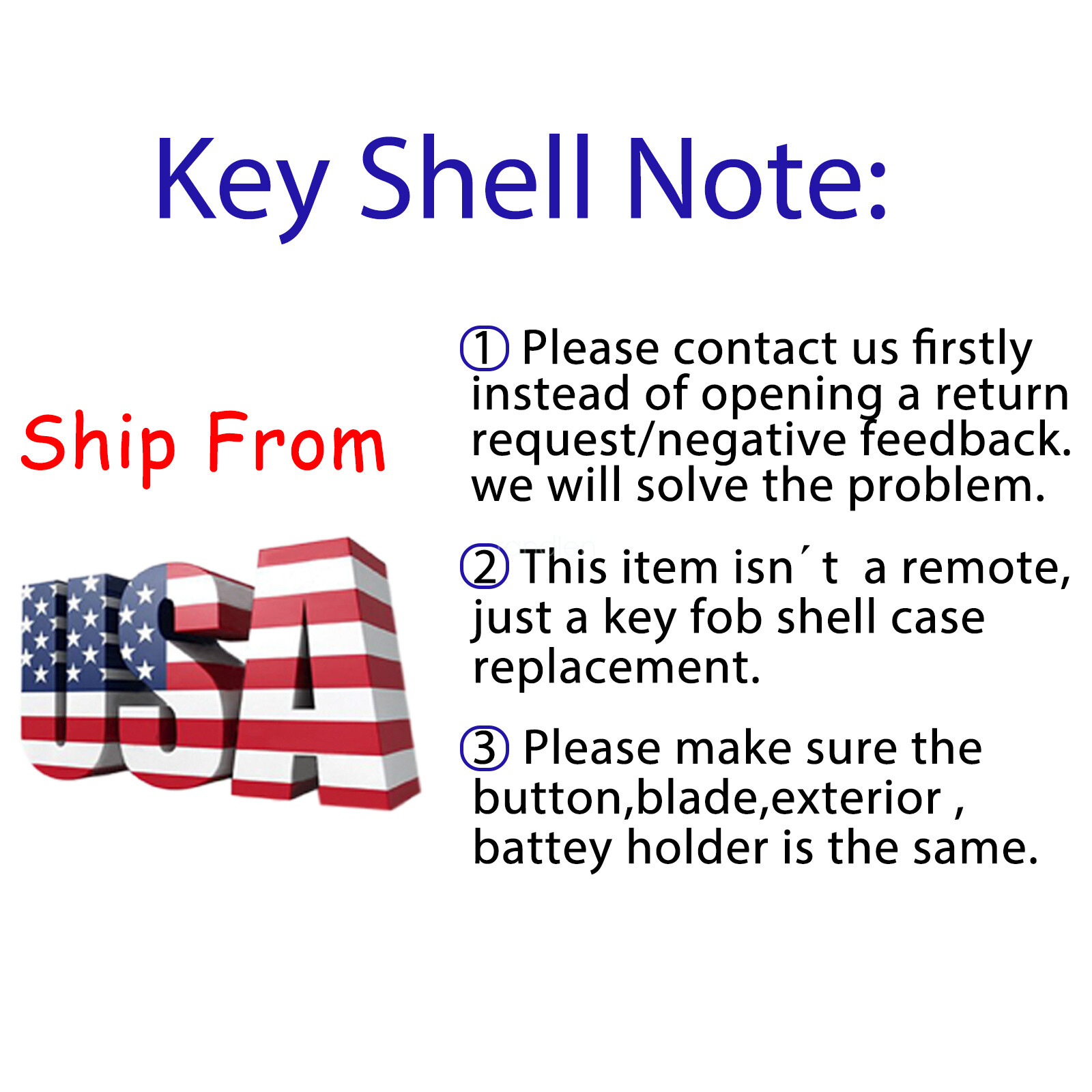 4 Button Key Fob Case Shell Replacement For VW Golf MK4 Beetle Jetta Passat GTI