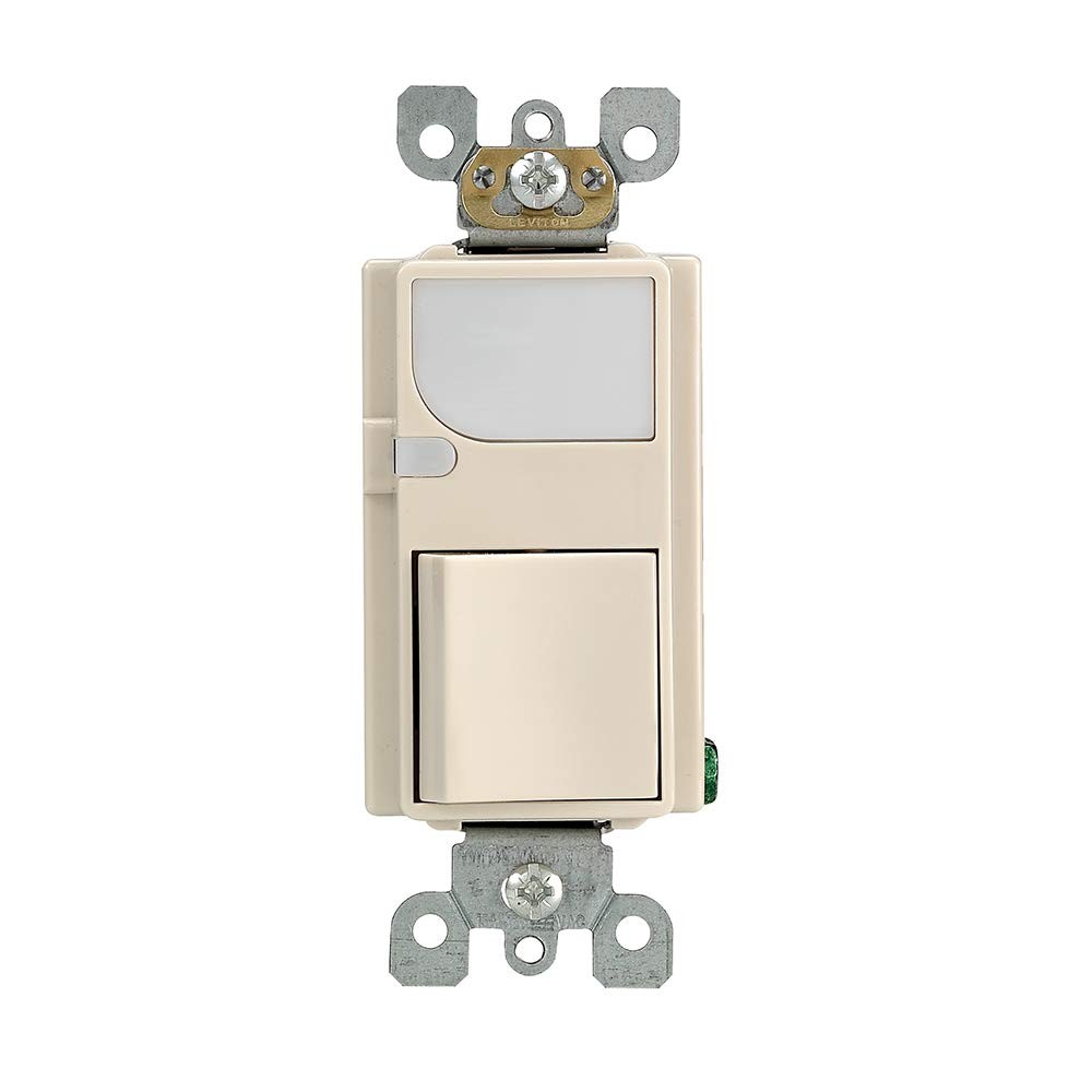 Leviton Light Almond 15-Amp 120V AC Combination Decora Switch