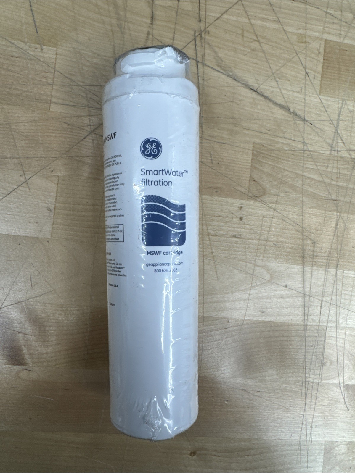GE Smartwater Refrigerator Filter MSWF Replacement Cartridge