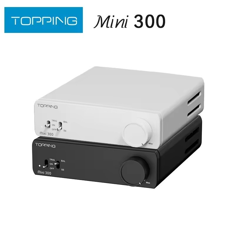 TOPPING Mini 300 Compact Desktop Power Amplifier 140W*2 TRS/RCA Input