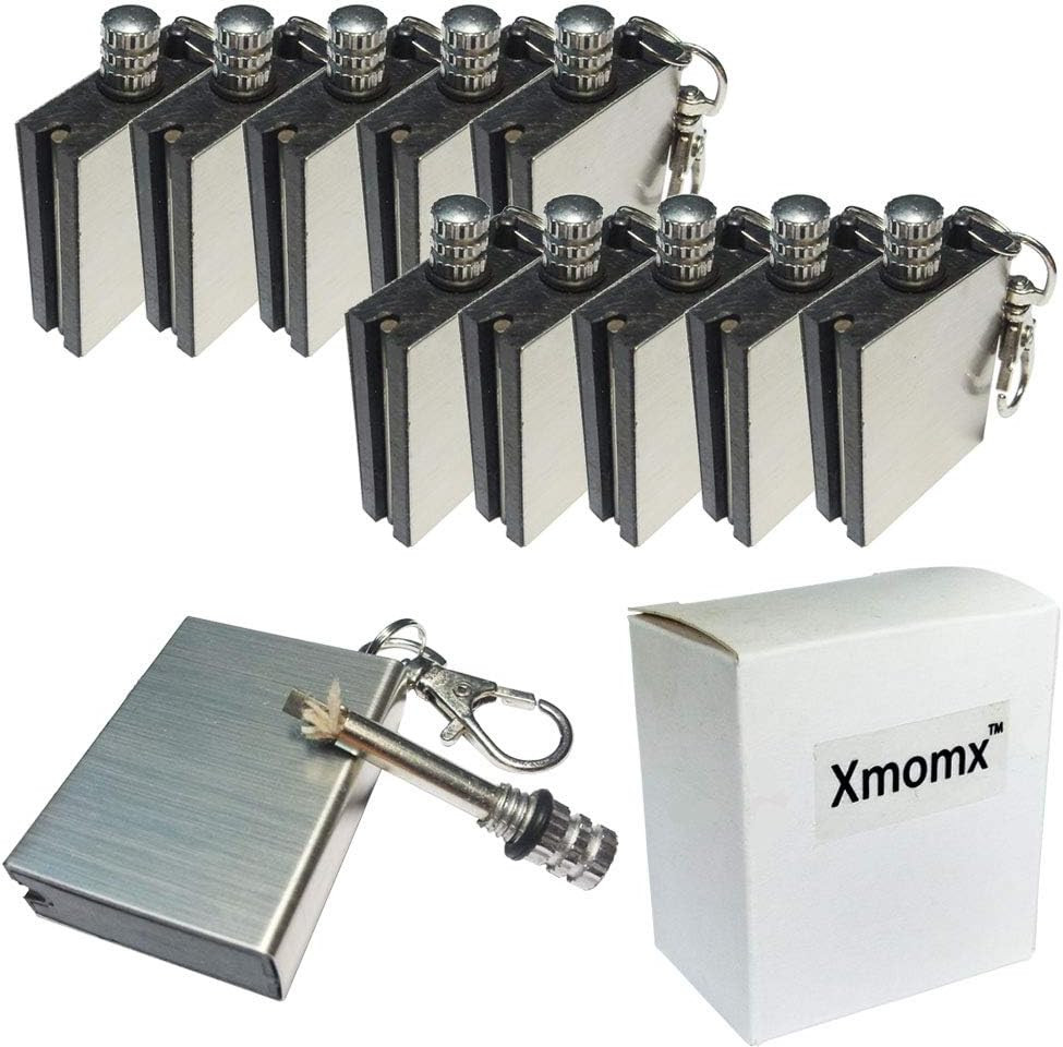 10 X Hiking Emergency Survival Camping Fire Starter Flint Metal Match Lig