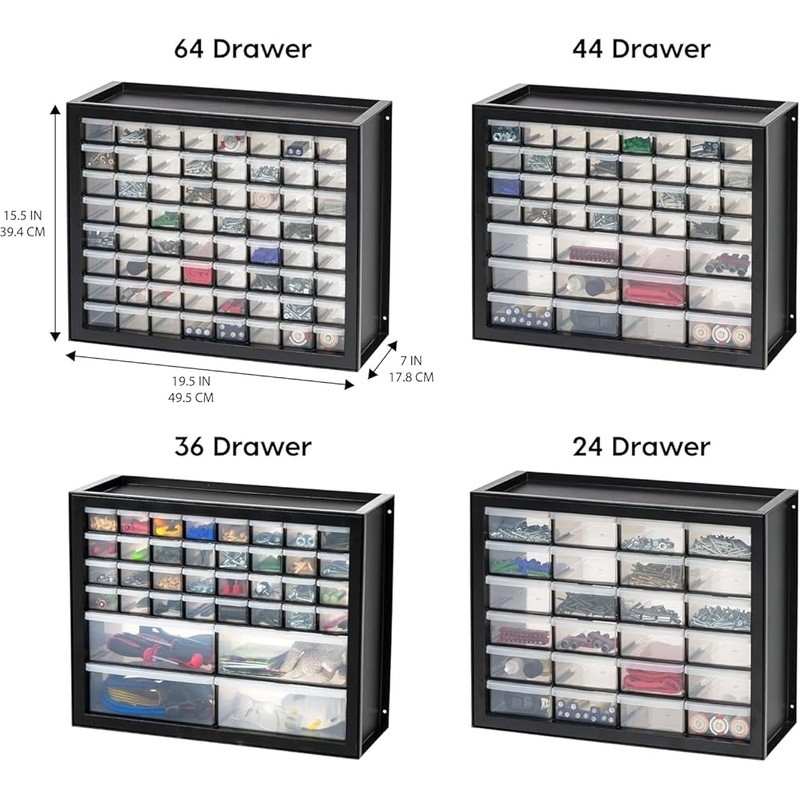 Multi-Purpose Storage Organizer Tool Cabinet W/ Multi-Drawers Crafts & Hardware