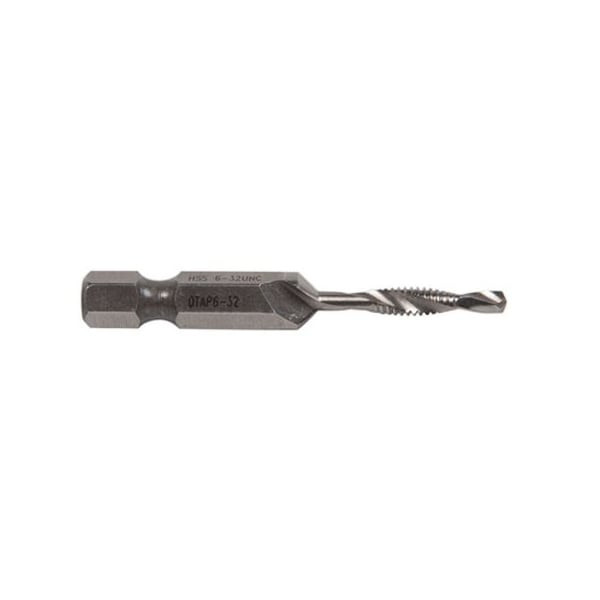 Greenlee Dtap6-32 Drill/Tap/Countersink, #6-32 Thread Size, 2 1/32 In Overall