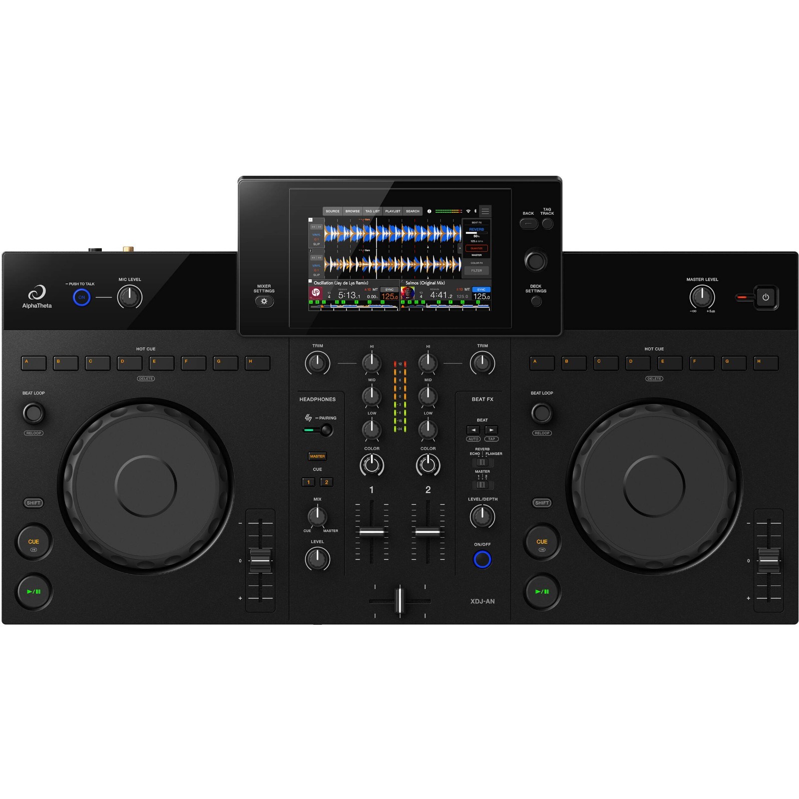 AlphaTheta XDJ-AN All-in-one 2-Channel DJ Controller System
