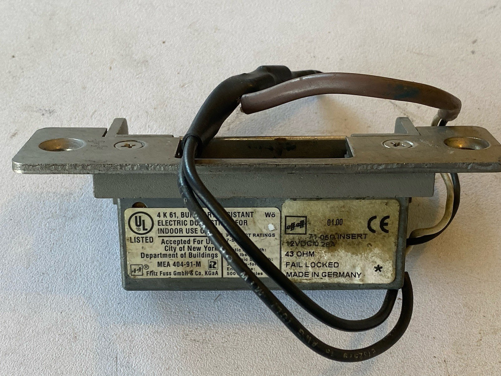 Fritz Fuss 4K61 Electric Door Strike