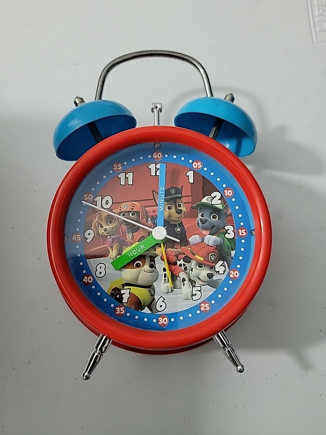 M. Z Berger Analog Paw Patrol Light Up Old Fashion Alarm Clock 2 Bells 12624-2M8